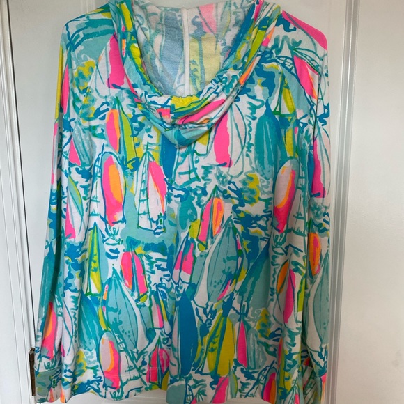 Lily Pulitzer Zip Up Hoodie - Picture 2 of 3